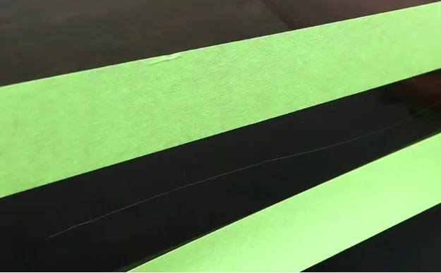 Step 2: Taping Around the Keyed Area