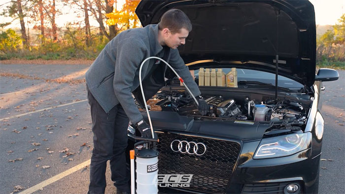 How Do You Suction Oil from a Car?